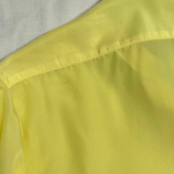 HARVE BENARD sunlight shirt Buttonsdown shirt sz XL rollover sleeve blouse - Picture 8 of 8